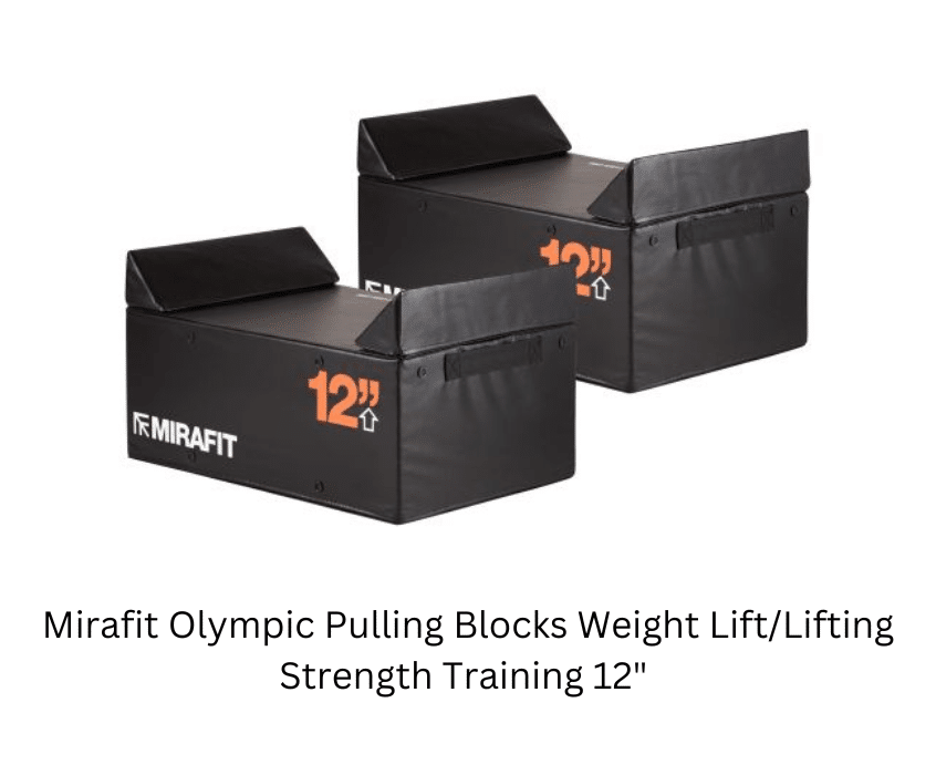 Mirafit Olympic Pulling Blocks Weight LiftLifting Strength Training 12
