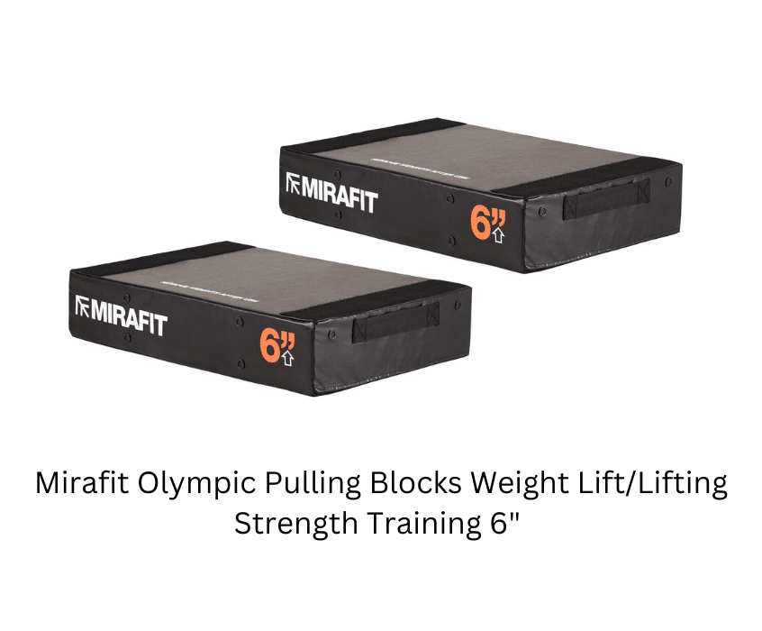 Mirafit Olympic Pulling Blocks Weight LiftLifting Strength Training 6